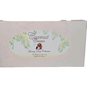 Asquith and Somerset Coconut Cream Luxury Fragranced Bar Soaps 3x 5.3 oz. NEW